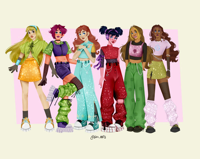 Design de Personagens | Re-design Winx Club